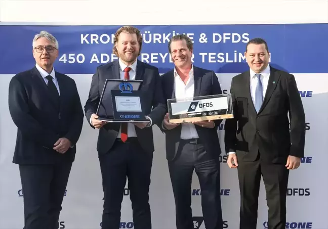 DFDS, KRONE ile Filosuna 450 Yeni Treyler Ekledi