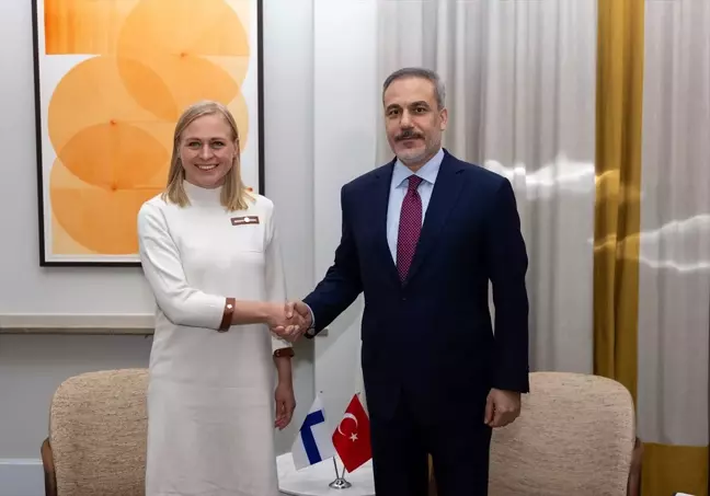 Hakan Fidan ve Elina Valtonen'den Avrupa'nın Güvenliği Üzerine Görüşme