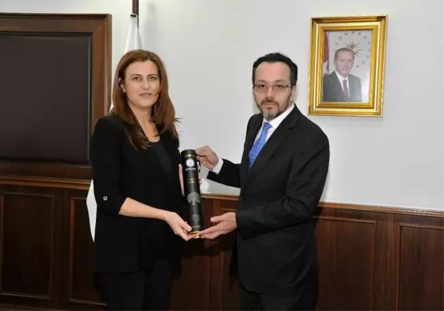 Nişantaşı Üniversitesi Rektörü Hatipoğlu, Bircan'ı Ziyaret Etti