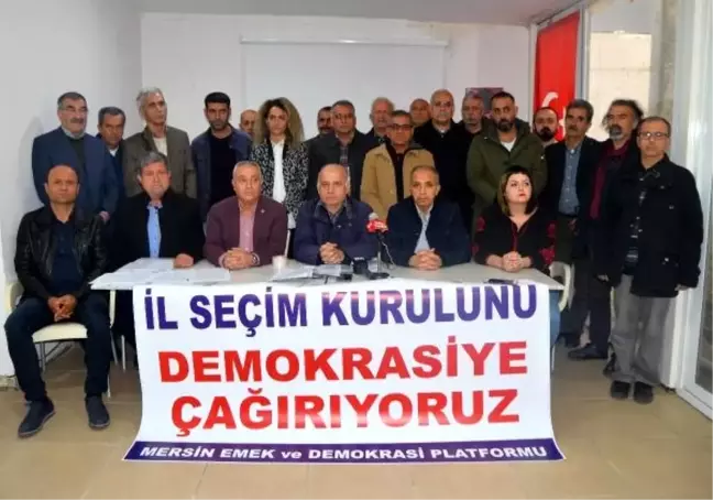 Mersin Emek ve Demokrasi Platformu'ndan Adaylık Tepkisi