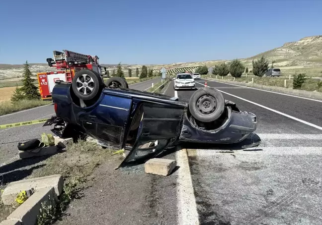 Nevşehir'de Otomobil Devrildi: 5 Kişi Yaralandı