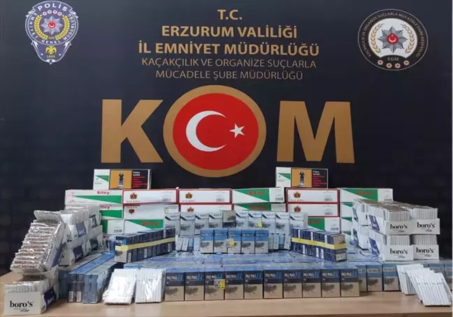 Aşkale'de Kaçak Sigara Operasyonu: 701 Paket Ele Geçirildi