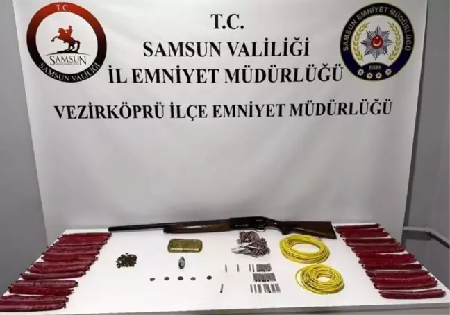 Samsun'da Tarihi Eserler ve Patlayıcılar Ele Geçirildi