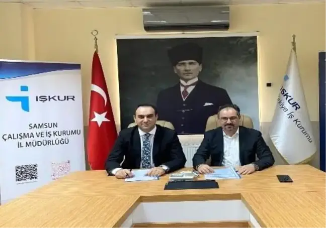 Samsun'da 136 Kişilik İstihdam Garantili İşbaşı Eğitim Protokolü İmzalandı