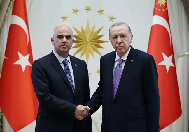Cumhurbaşkanı Erdoğan, Avrupa Konseyi Genel Sekreteri Berset'i kabul etti