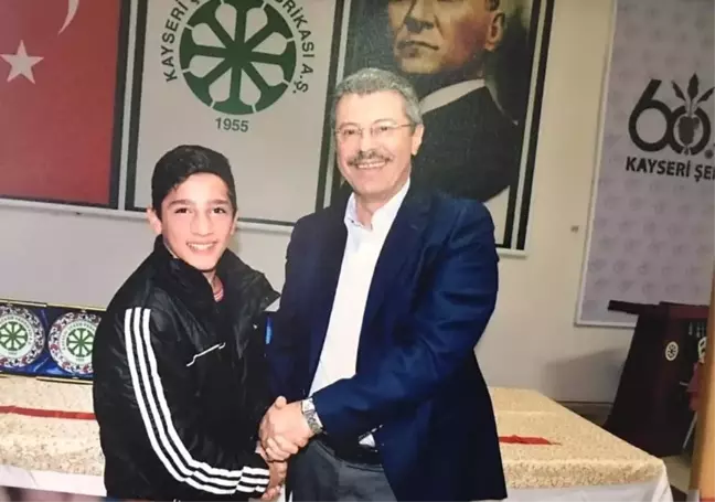 Abdullah Toprak Kayseri'nin gururu oldu