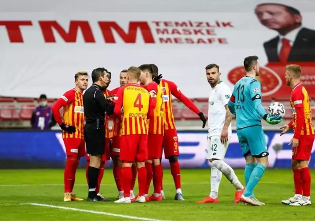 Kayserispor, Konyaspor maçında oyundan atılan Lennon'ın kartını iptal istiyor