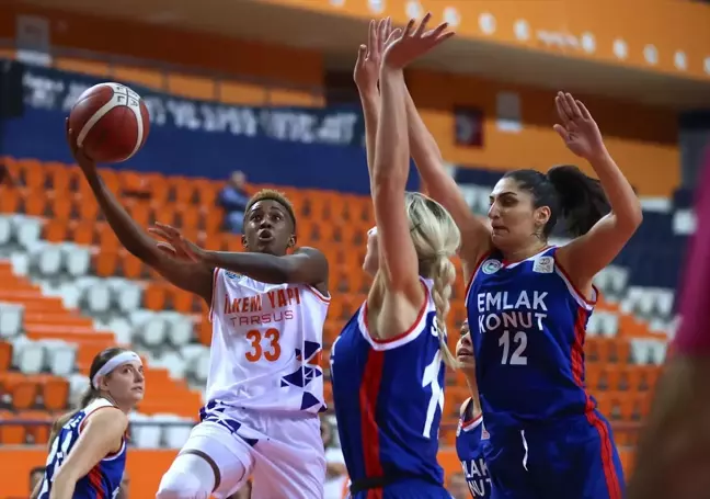 İlkem Yapı Tarsusspor, Emlak Konut'u 80-74 yendi