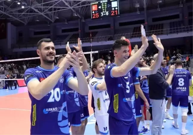 Arkas Spor CEV Kupası'nda yarı finale yükseldi