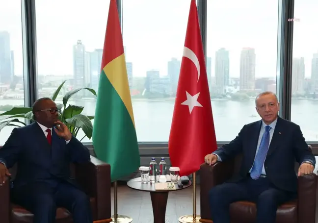 Erdoğan, Gine Bissau Cumhurbaşkanı Embalo ile Görüştü