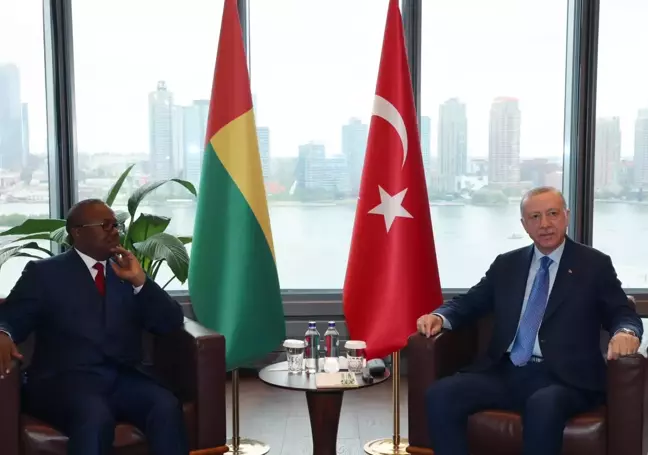 Cumhurbaşkanı Erdoğan, Gine Bissau Cumhurbaşkanı ile Görüştü