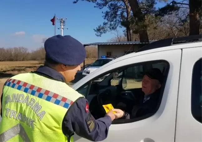 Kırklareli'nde Dron Destekli Trafik Denetimi Yapıldı