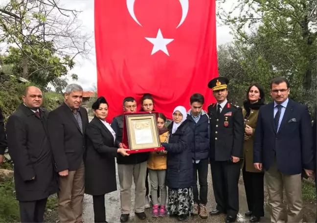 Muğla'da Şehit Ailesine