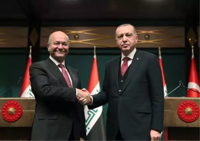 Irak Cumhurbaşkanı Salih, Beştepe'de (2)