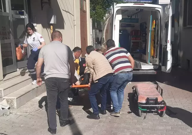 Bolu'da klima takarken düşen kişi hastaneye kaldırıldı