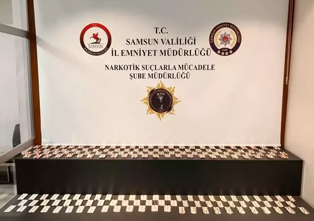 Samsun'da Uyuşturucu Operasyonu: 3 Bin 80 Hap Ele Geçirildi