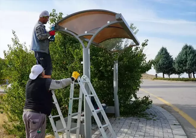 Beypazarı'nda Duraklar Yenilendi