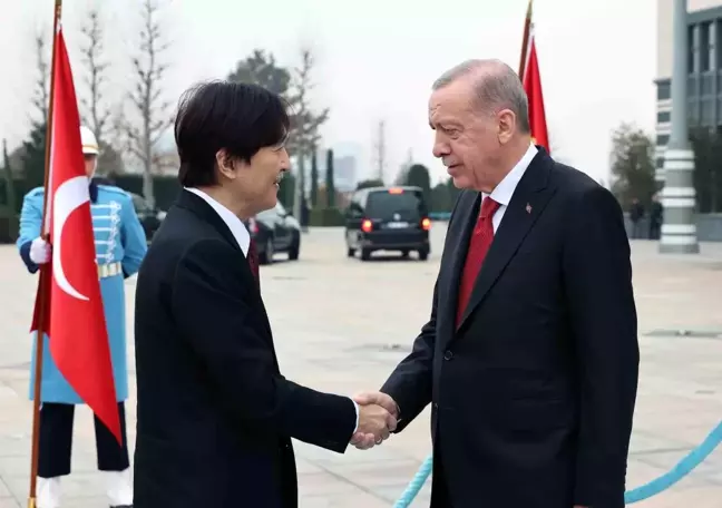 Cumhurbaşkanı Erdoğan, Japonya Veliaht Prensi'ni kabul etti