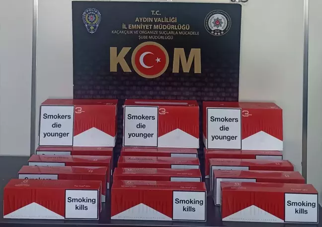 Aydın'da Sigara Kaçakçılığı Operasyonu: 2 Gözaltı