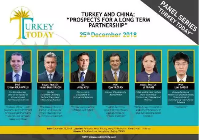 Cumhurbaşkanlığı'ndan, Çin'de 'Türkiye ve Çin: Uzun Vadeli İşbirliği Olasılıkları' Paneli