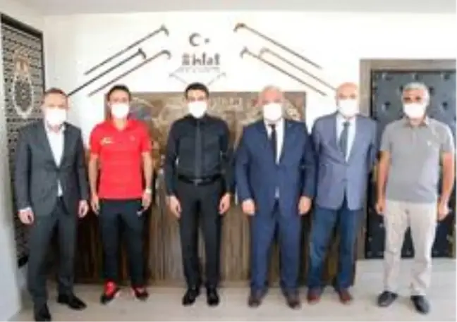 Son dakika haberi... Ampute futbol teknik heyetinden Kaymakam Dağ'a ziyaret
