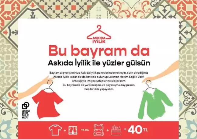 Boyner'den Kurban Bayramı'na özel 'Askıda İyilik' paketi