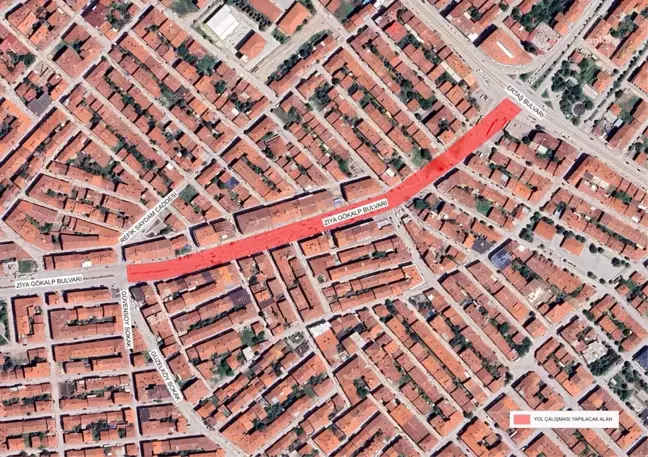 Eskişehir Büyükşehir Belediyesi Emek Mahallesi'nde Yol Genişletme Çalışmalarına Başlıyor