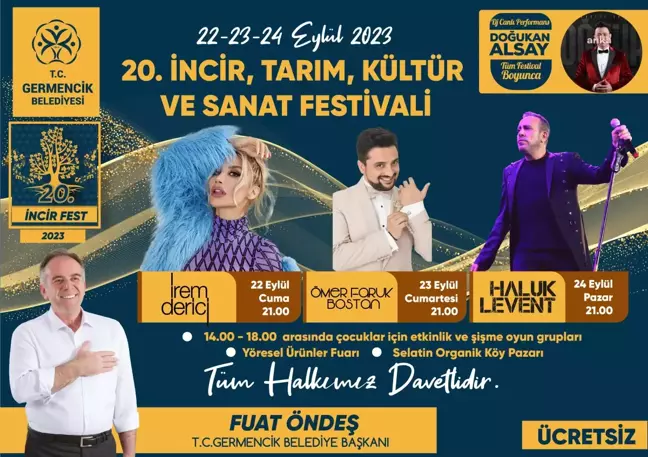 Germencik'te 20. İncir, Tarım, Kültür ve Sanat Festivali Hazırlıkları Tamamlandı