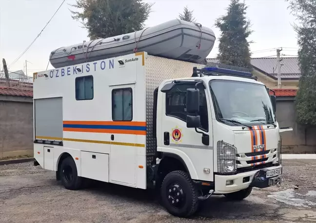 Özbek ekiplerin Kahramanmaraş depremi arama kurtarma çalışmaları