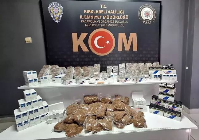 Kırklareli'de Kaçakçılık Operasyonu: 3 Gözaltı