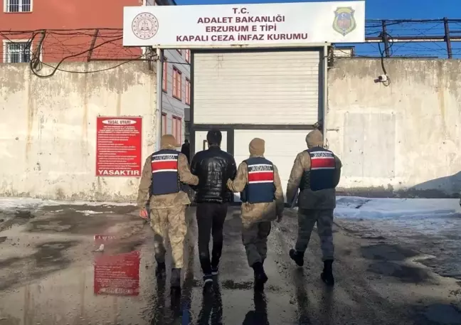 Erzurum'da Jandarma 134 Aranılan Şahsı Yakaladı