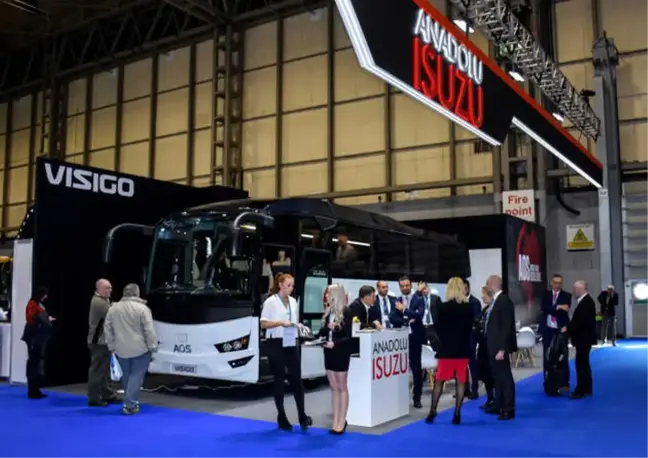 AOS İlk Sağdan Direksiyonlu Otobüsünü Euro Bus Expo Fuarı'nda Sergiledi