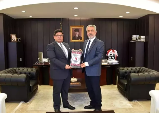 Yeni Cumhuriyet Başsavcısı Kılıç, Rektör Bilgiç'le bir araya geldi