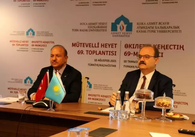 Ahmet Yesevi Üniversitesi 69. Mütevelli Heyet Toplantısı Yapıldı