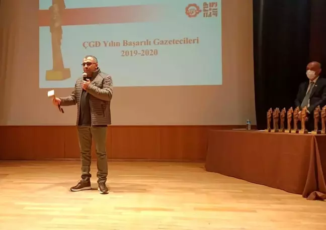 ÇGD'den BİGACEM Başkanı Aygül'e ödül