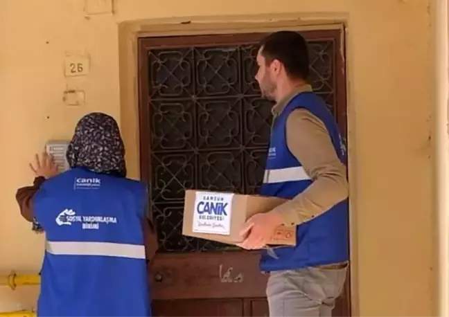 Canik Belediyesi İhtiyaç Sahiplerine Desteklerini Sürdürüyor