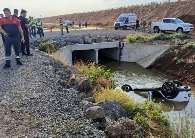 Mardin'de Sulama Kanalına Devrilen Cipte 3 Kişi Hayatını Kaybetti