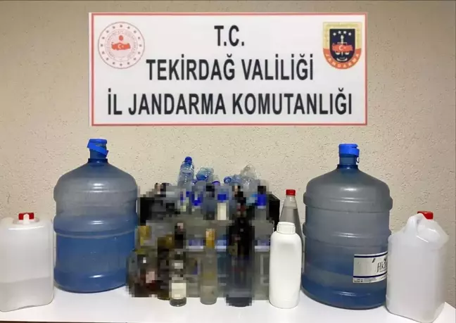 Tekirdağ'da Kaçak Alkol Operasyonu: 25 Litre Rakı Ele Geçirildi