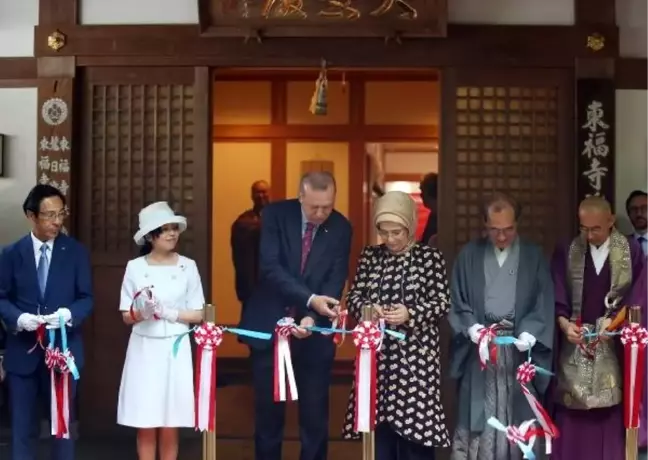 Erdoğan, Japonya'da Ara Güler sergisi açılışında konuştu