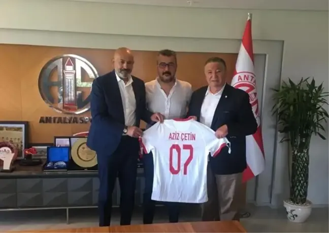 Ömer Gürsoy'dan, Antalyaspor Kulübü Başkanı Aziz Çetin'e ziyaret
