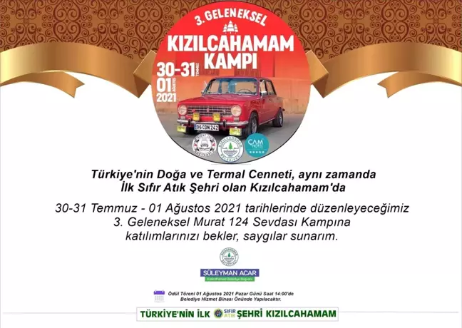 Murat 124 Tutkunları Kızılcahamam'da Buluşacak