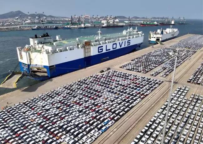Çin'deki Yantai Limanı, Ticari Araçlar İçin Lojistik Merkezine Dönüşüyor