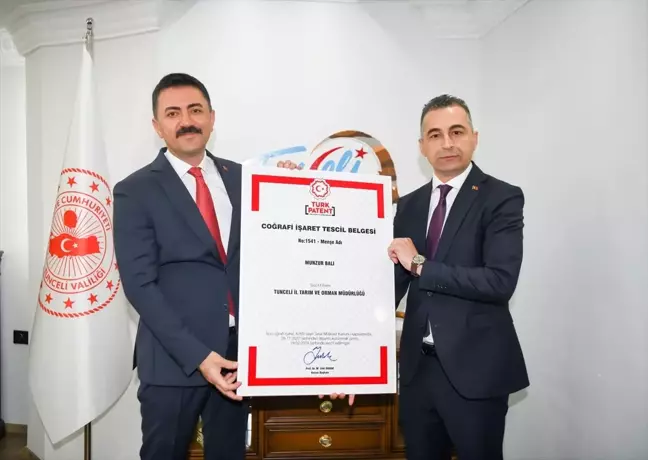 Tunceli'de Munzur Balı coğrafi işaretle tescillendi