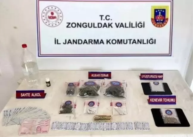 Ereğli'de Uyuşturucu ve Sahte Alkol Operasyonu