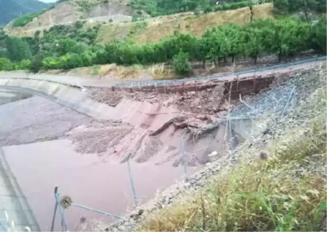 Amasya'yı Sağanak ve Dolu Vurdu