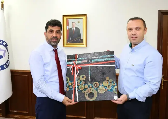ADÜ Teknokent Müdürü Doç. Dr. Cemal İyem'den Rektör Aldemir'e ziyaret