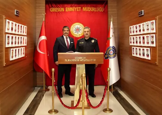 Emniyet Müdürü Alper'den Giresun Emniyet Müdürü Aktaş'a ziyaret