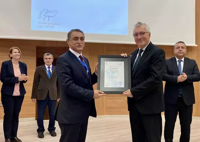 Kırşehir Ahi Evran Üniversitesi'ne EFQM 5 Yıldız Ödülü
