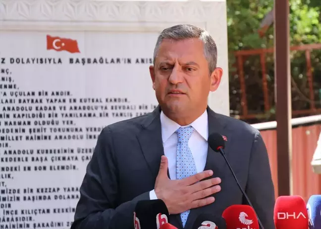 CHP Genel Başkanı Özgür Özel: Başbağlar rastgele seçilmiş bir yer değildi