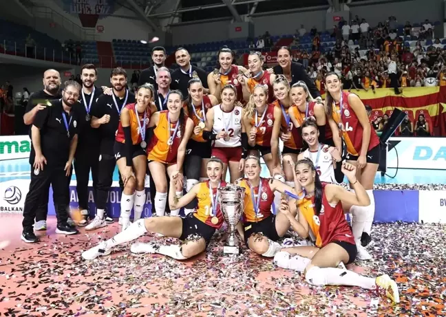 Galatasaray Kadın Voleybol Takımı Balkan Kupası'nı kazandı